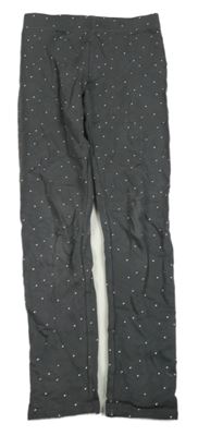 Šedé legíny s puntíky H&M