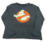 Šedé triko Krotitelé duchů Zara