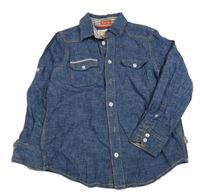 Tmavomodrá riflová košile Road Trip 