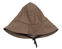 Hnědý nepromokavý podšitý klobouk Mikk Line