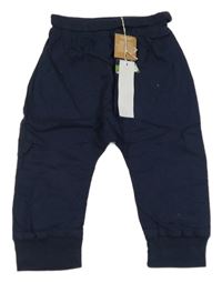 Nové - Tmavomodré podšité tepláky Boutchou