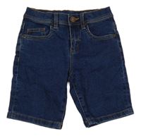 Tmavomodré riflové kraťasy C&A