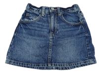 Modrá rifľová sukňa H&M