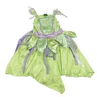 Kockovaným - Zeleno-fialové šaty s flitr - Zvonilka George
