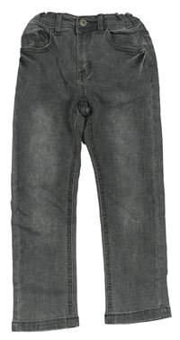 Sivé skinny teplákové rifle Denim Co.