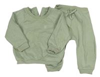 2Set - Světlekhaki mikina s medvídkem + turecké tepláky Matalan
