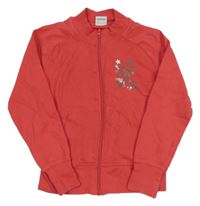 Červená prepínaci mikina s motýlkom POCOPIANO