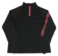 Čierna thermo mikina s nápisom ERGEENOMIXX