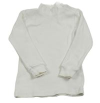 Bílý žebrovaný rolák