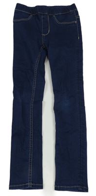 Tmavomodré riflové džegíny H&M