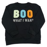 Čierna mikina s nápismi George