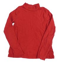 Červené tričko so stojačikom H&M