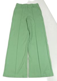 Zelené teplákové wide leg chino nohavice Garcia