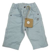 Nové - Světlemodré plátěné kalhoty Timberland