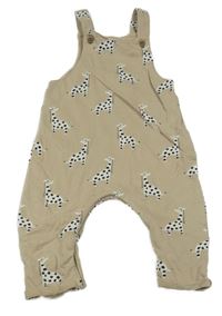 Béžové laclové tepláky s žirafami Next