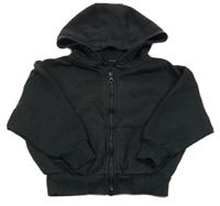 Čierna prepínaci oversize mikina s kapucňou George