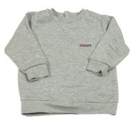 Sivá melírovaná mikina s nápisom McKenzie