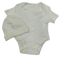 2set - Smotanové body + bavlnená čapica