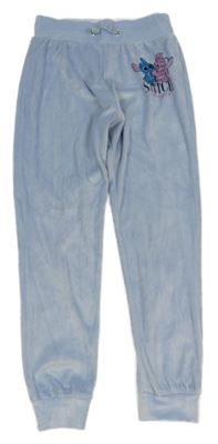 Světlemodré plyšové tepláky se Stitchem Disney