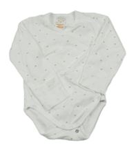 Bílé zavinovací body se srdíčky 