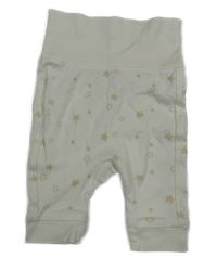 Bílé lehké tepláky s hvězdičkami 