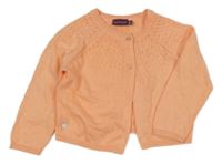 Marhuľový vzorovaný prepínaci ľahký sveter