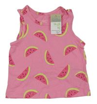 Nové - Ružový top s melónmi Primark