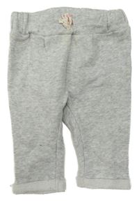 Šedé melírované tepláky H&M