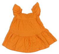 Oranžové pruhované šaty F&F