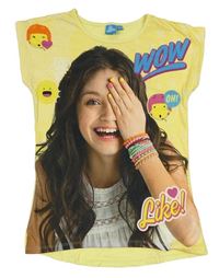 Žlté tričko s dívkou - Soy Luna