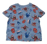 Modré tričko so Spidermanem M&S