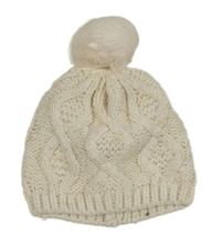 Biela trblietavá čapica s brmbolcom George