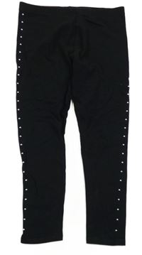 Čierne legíny s gombíky Next