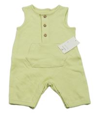 Nové - Svetlozelený kraťasový overal Matalan