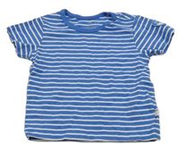Modro-biele pruhované tričko Liegelind