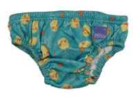 Zelené plavkové kalhotky s ananasy 