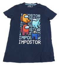 Tmavomodré tričko - Among US