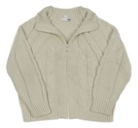 Biely vzorovaný sveter H&M