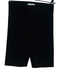 Dámské černé sametové kraťasy Topshop 