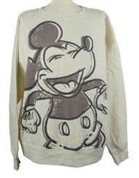 Dámská smetanová mikina s Mickeym Disney 
