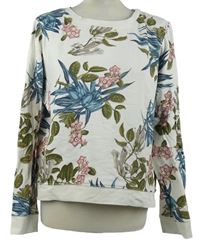Dámská bílá květovaná mikian H&M