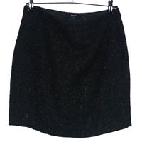 Dámska čierna trblietavá pletená sukňa zn. Papaya