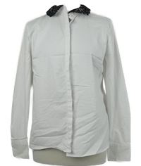 Dámská bílá halenka s krajkovým límečkem Orsay 