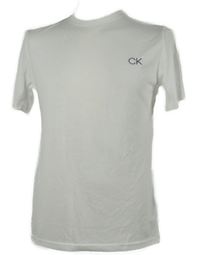 Pánske biele golfové tričko s logom Calvin Klein