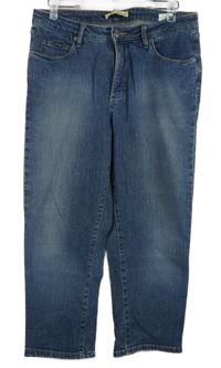 Dámské modré kotníkové rifle 