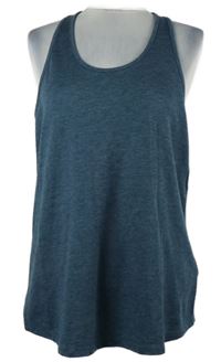 Dámsky tmavomodro-svetlomodrý športový funkčný top TCM