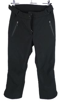 Dámské černé softshellové lyžařské kalhoty Crane 