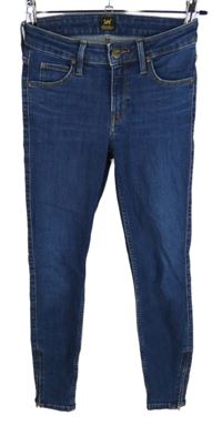 Dámské tmavomodré skinny rifle Lee vel. 25/32