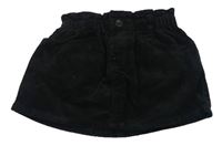 Čierna menšestrová sukňa Zara