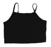 Čierny crop top